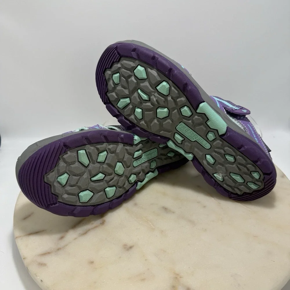 Merrell Hydro H2O Hiker Purple Waterproof Kids Sandals Shoes Size 5M